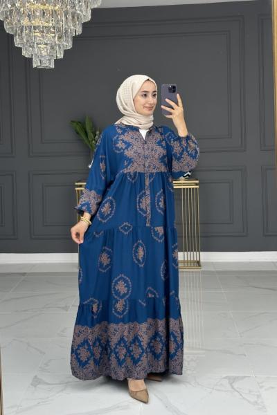 mücella elbise - mavi Mavi