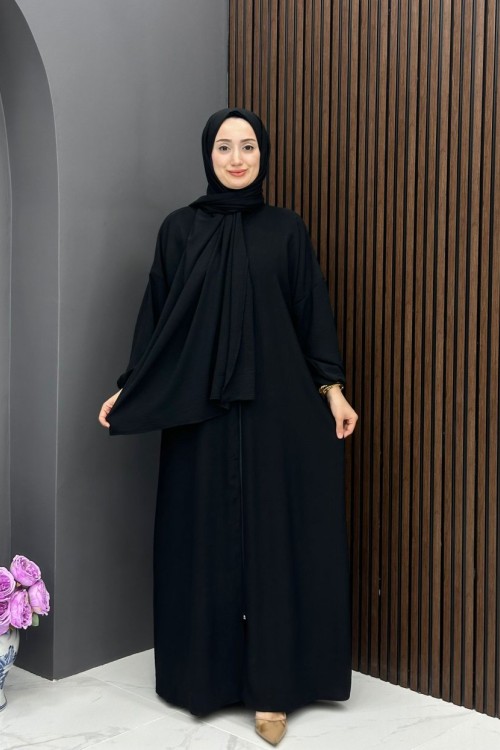 Namaz Elbisesi - Siyah Siyah