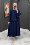 Neşe Etekli Takım - laci Lacivert
