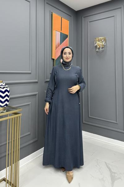 Neslihan Elbise - Gri Gri