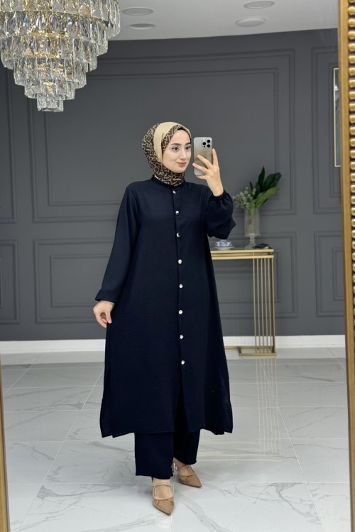 Nursema takım - siyah Siyah