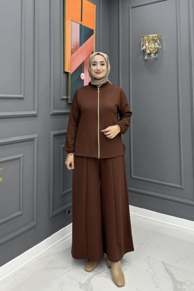 Oysho Feride Takım - Kahve Kahverengi