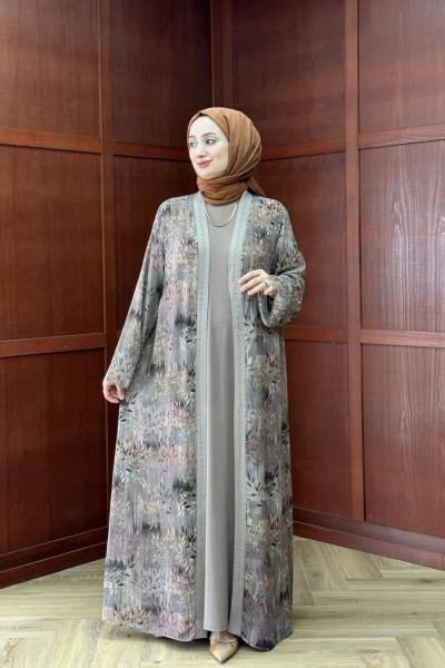 Pakize İkili Takım - Bej Bej