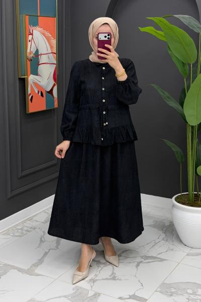 Pelin Takım- Siyah Siyah