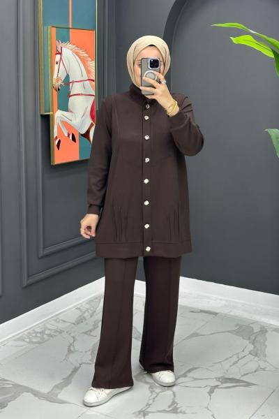 Qalve Spor Takım - Kahve Kahverengi