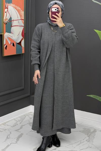 Rabia takım Gri Gri