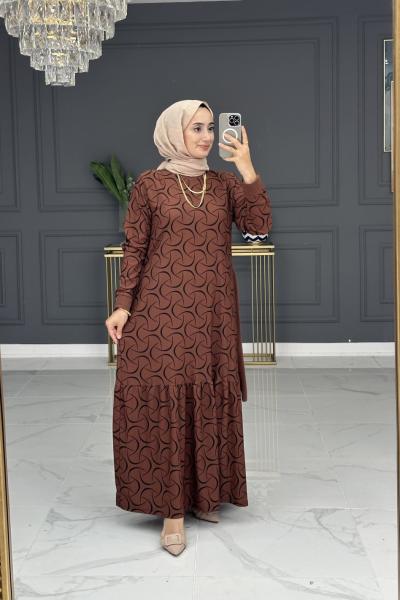 Saadet elbise - taba Taba