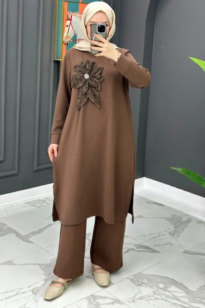 Selma Takım - Kahve  Kahverengi