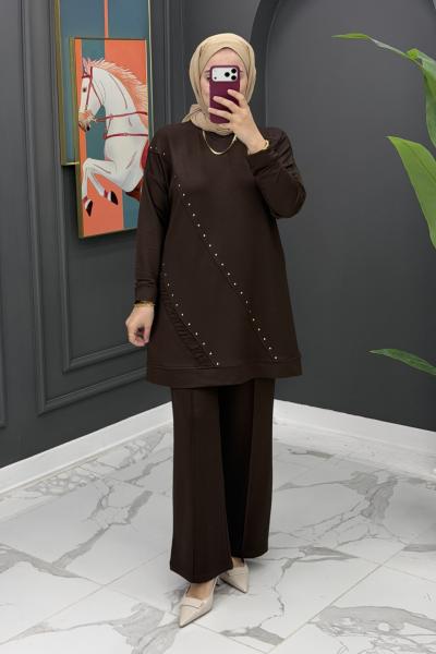 Sema Takım - Kahve Kahverengi