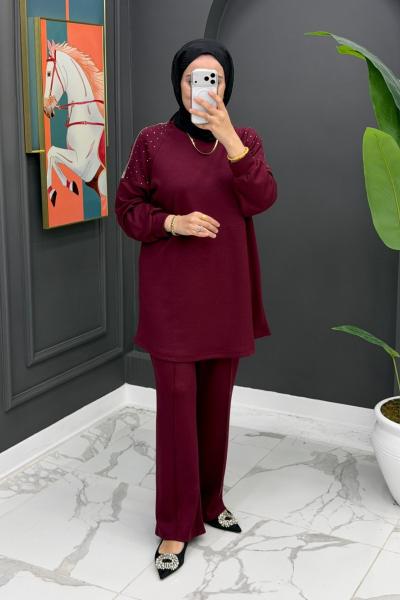 Ses Takım -  Bordo Bordo