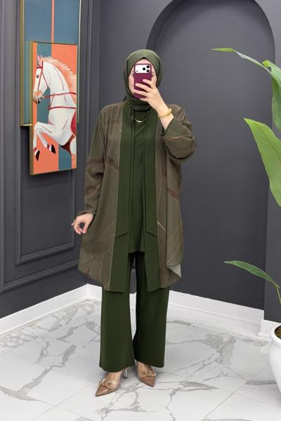 Sibel Üçlü Takım - Haki Haki