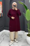 Spor Basic Tunik - Bordo Bordo