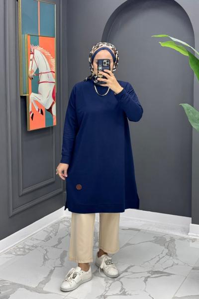 Spor Basic Tunik - Lacivert  Lacivert