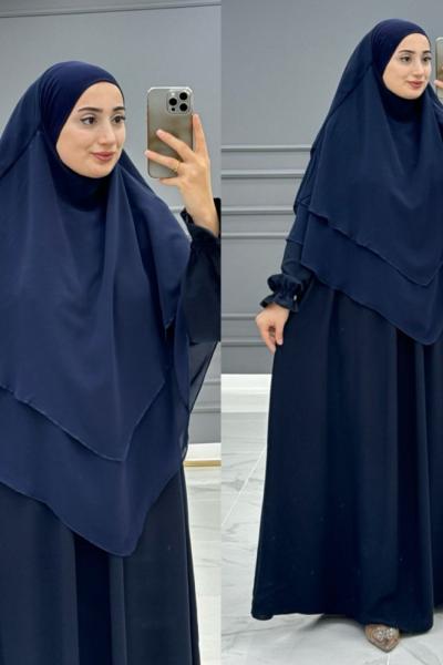 Sufle Şal -lacivert Lacivert