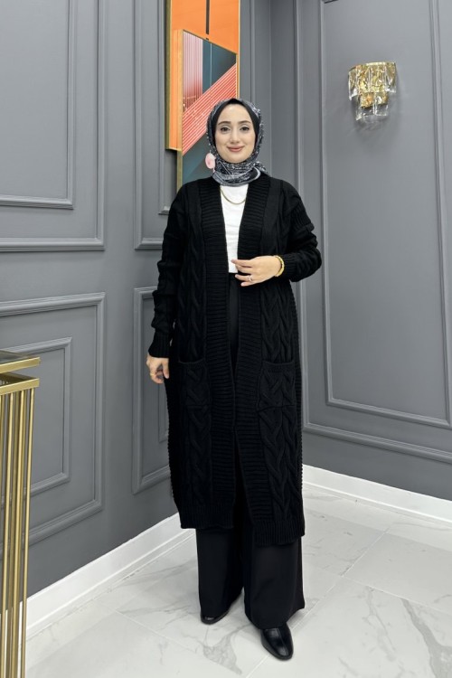 Sumru Hırka - Siyah Siyah