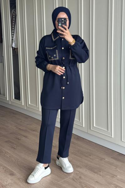 Sünbül Takım - Lacivert Lacivert