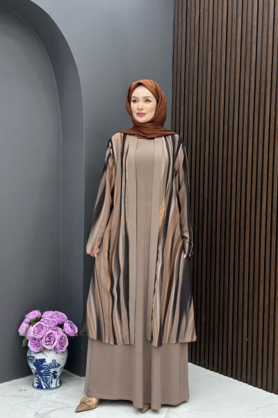 Süreyya İkili Takım - Krem  Krem