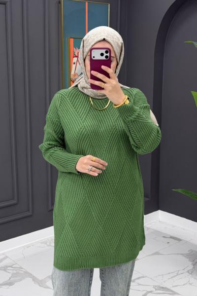 Uygun Triko Kazak - Yeşil Yeşil