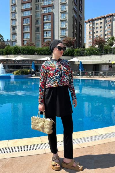 Uzun Desenli Haşema  Turuncu