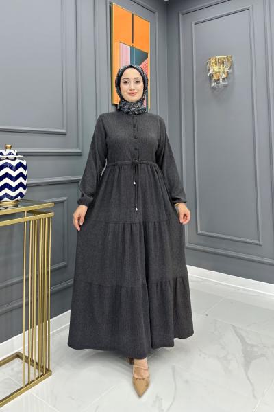Yaren Elbise - Koyu Gri Gri