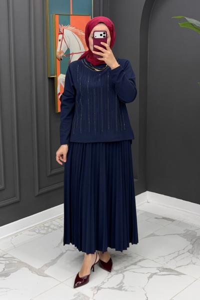 Zeynep Etekli Takım Lacivert