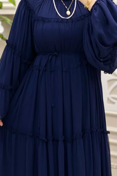 Ahenk Elbise Lacivert