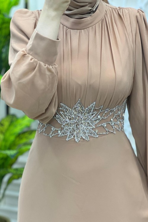 Akgül Abiye Camel