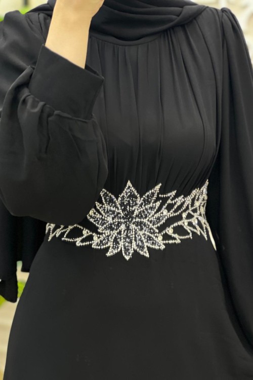 Akgül Abiye Siyah