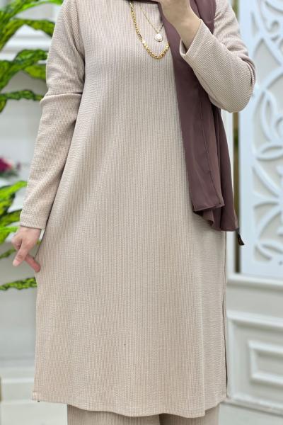 Ayna İkili Takım Krem