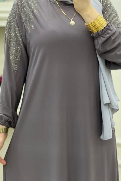 Buğlem Elbise Gri