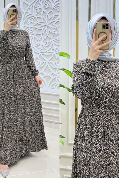 Çıtır elbise Siyah