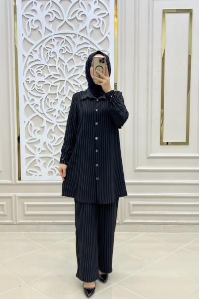 Çizgi Takımım Siyah