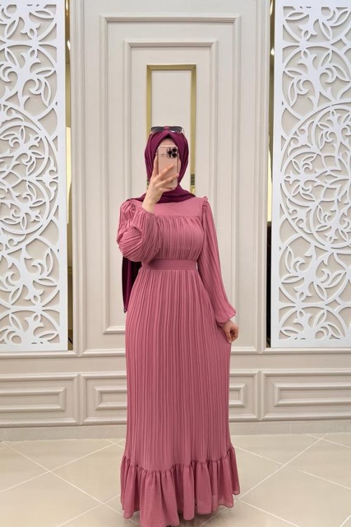 Elsa Elbise Pembe