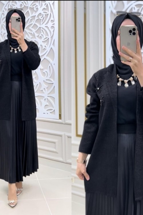 Esen Hırka Siyah