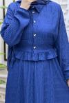 Esinti Elbise  Mavi