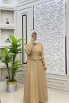 Esinti Elbise  Camel