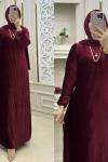 Fitil Elbisem Bordo