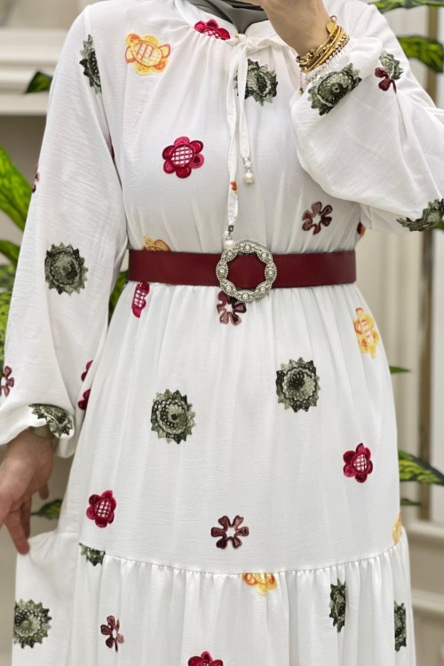 Gonca Elbisem Beyaz