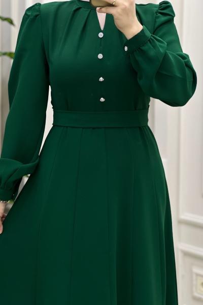 İrem Elbise Çimen yeşil