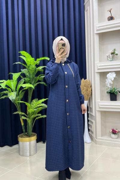 Kapitone Kaban Lacivert