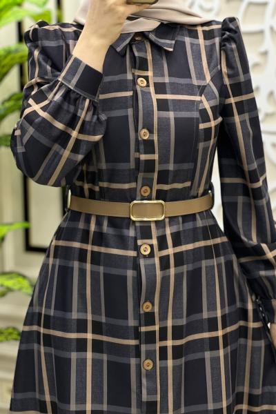 Karelim Elbise Lacivert