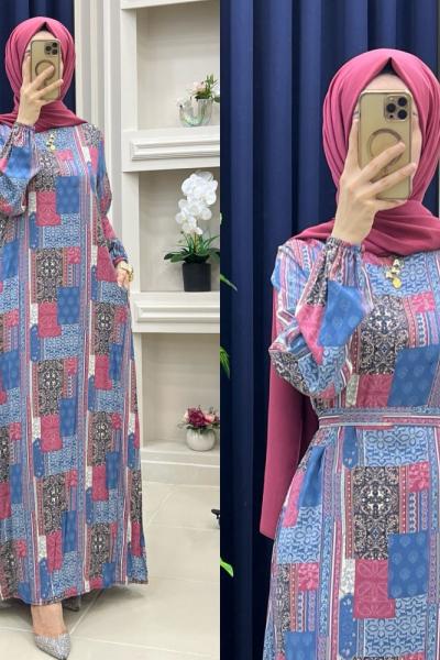 Kıvılcım Elbise Pembe