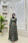 Leopar Elbisem Mint Mint Yeşili