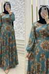 Leopar Elbisem Mint Mint Yeşili