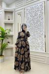 Leopar Elbisem Siyah Siyah
