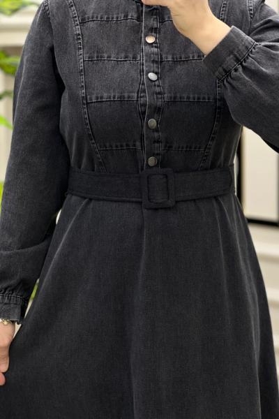 Mihri Kot Elbise Siyah