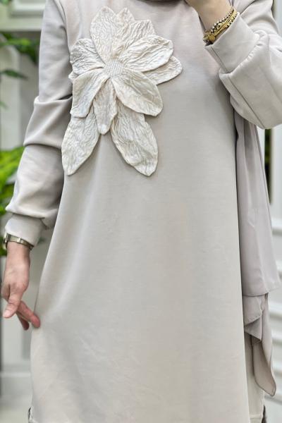 Nergiz İkili Takım Bej