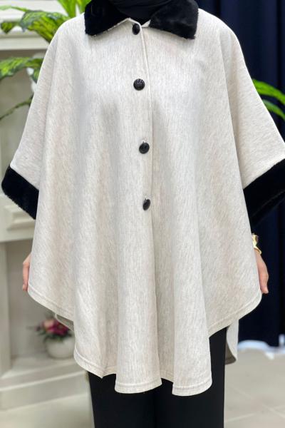 Panço Kürklü Krem