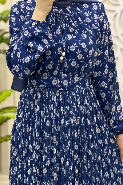 Papatyam Elbise  Mavi