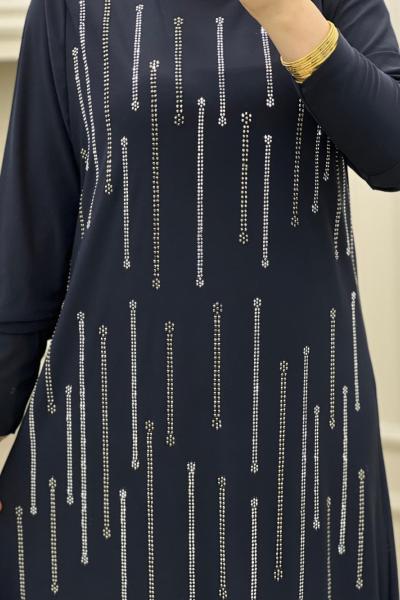 Roza Elbise Antrasit